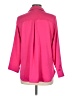 One 100% Polyester Pink 3/4 Sleeve Blouse Size M - photo 2