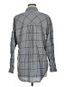 Community Plaid Gray Long Sleeve Button-Down Shirt Size M - photo 2