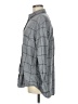 Community Plaid Gray Long Sleeve Button-Down Shirt Size M - photo 5