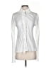 Assorted Brands 100% Rayon White Ivory Long Sleeve Blouse Size 4 - photo 1