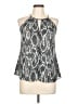 Aqua Gray Sleeveless Blouse Size L - photo 1