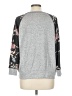 Pink Clover Floral Gray Sweatshirt Size L (estimated) - photo 2