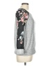 Pink Clover Floral Gray Sweatshirt Size L (estimated) - photo 4