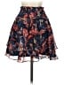 Express 100% Polyester Paisley Blue Casual Skirt Size XXS - photo 2