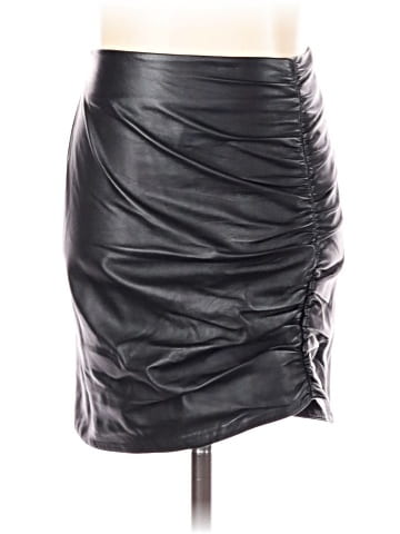 Lamarque Leather Skirt (view 1)