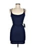 Jump Apparel Solid Blue Cocktail Dress Size M - photo 1