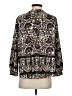 Glam 100% Polyester Black 3/4 Sleeve Blouse Size S - photo 2
