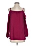 Neiman Marcus 100% Polyester Burgundy 3/4 Sleeve Blouse Size XS - photo 1
