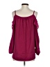 Neiman Marcus 100% Polyester Burgundy 3/4 Sleeve Blouse Size XS - photo 2