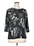 Entity Black 3/4 Sleeve Blouse Size 1X - photo 1