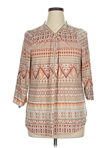 Robert Louis 3/4 Sleeve Blouse (view 1)