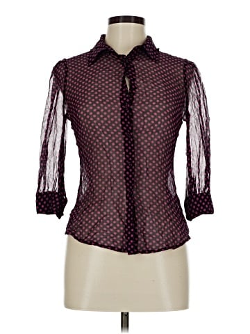 Halston Heritage 3/4 Sleeve Silk Top (view 1)