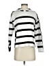 Cyrus Stripes Silver Pullover Sweater Size XS - photo 1