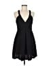 BCBGeneration Solid Black Cocktail Dress Size 6 - photo 1