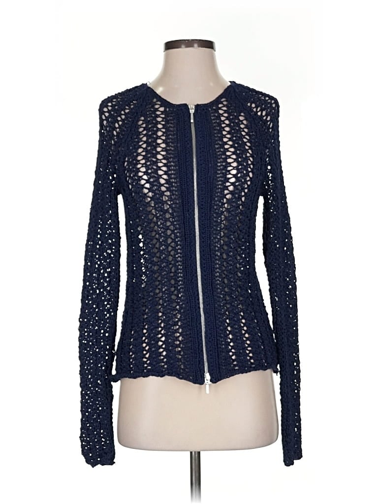 Pre-owned Isda & Co Cardigan Sweater In Blue