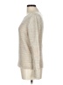 Allude Metallic Ivory Cardigan Size L - photo 5