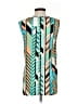 Glam 100% Polyester Teal Sleeveless Blouse Size S - photo 2