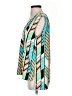 Glam 100% Polyester Teal Sleeveless Blouse Size S - photo 5