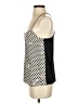 Tibi 100% Silk Black Sleeveless Blouse Size 4 - photo 5