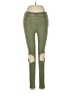 Free People Color Block Green Jeans Size 28 waist - photo 1