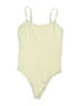 OQQ Yellow Ivory Bodysuit Size L - photo 1