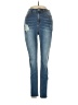 Missguided Hearts Blue Jeans Size 0 - photo 1