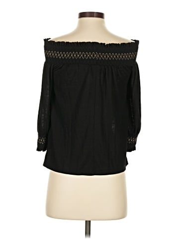 Sunday in Brooklyn 3/4 Sleeve Blouse (view 2)