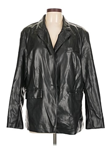 Bagatelle Faux Leather Jacket (view 1)
