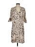 BCBGMAXAZRIA Animal Print Tan Casual Dress Size XS - photo 1