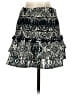 Zara Paisley Blue Green Casual Skirt Size XS - photo 2