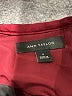 Ann Taylor 100% Polyester Solid Burgundy Formal Skirt Size 8 - photo 3