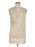 Luisa Spagnoli Tan Sleeveless Blouse Size M - photo 1
