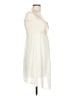 Vanity Solid Ivory Cocktail Dress Size L - photo 4