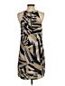 Le Chateau Graphic Tan Cocktail Dress Size XS - photo 2
