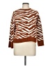 Nine West Animal Print Brown Pullover Sweater Size M - photo 1