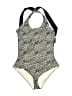 Touche Tweed Ivory Black One Piece Swimsuit Size P (petite) - photo 1