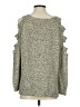Aqua Tweed Gray Pullover Sweater Size S - photo 2