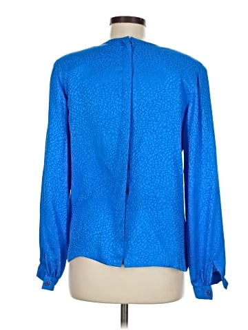 Carlisle Long Sleeve Silk Top (view 2)