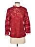 J.Crew Red 3/4 Sleeve Blouse Size XS - photo 1