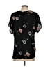 West Kei 100% Polyester Black Short Sleeve Blouse Size S - photo 2