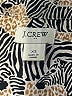 J.Crew Factory Store 100% Polyester Animal Print Gray Long Sleeve Blouse Size XS - photo 6