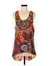 Assorted Brands 100% Polyester Orange Sleeveless Blouse Size M - photo 1