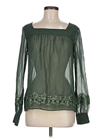 Gold Hawk Long Sleeve Blouse (view 1)