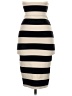 Bebe Stripes Ivory Casual Skirt Size XXS - photo 1