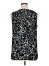 Halogen 100% Polyester Silver Sleeveless Blouse Size XL - photo 2