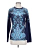 Athleta Paisley Graphic Blue Long Sleeve T-Shirt Size S - photo 1