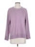 Ella Moss Solid Purple Pullover Sweater Size S - photo 1