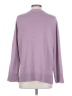 Ella Moss Solid Purple Pullover Sweater Size S - photo 2