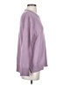 Ella Moss Solid Purple Pullover Sweater Size S - photo 4