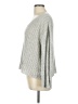 Fate Metallic Gray Silver Pullover Sweater Size L - photo 5